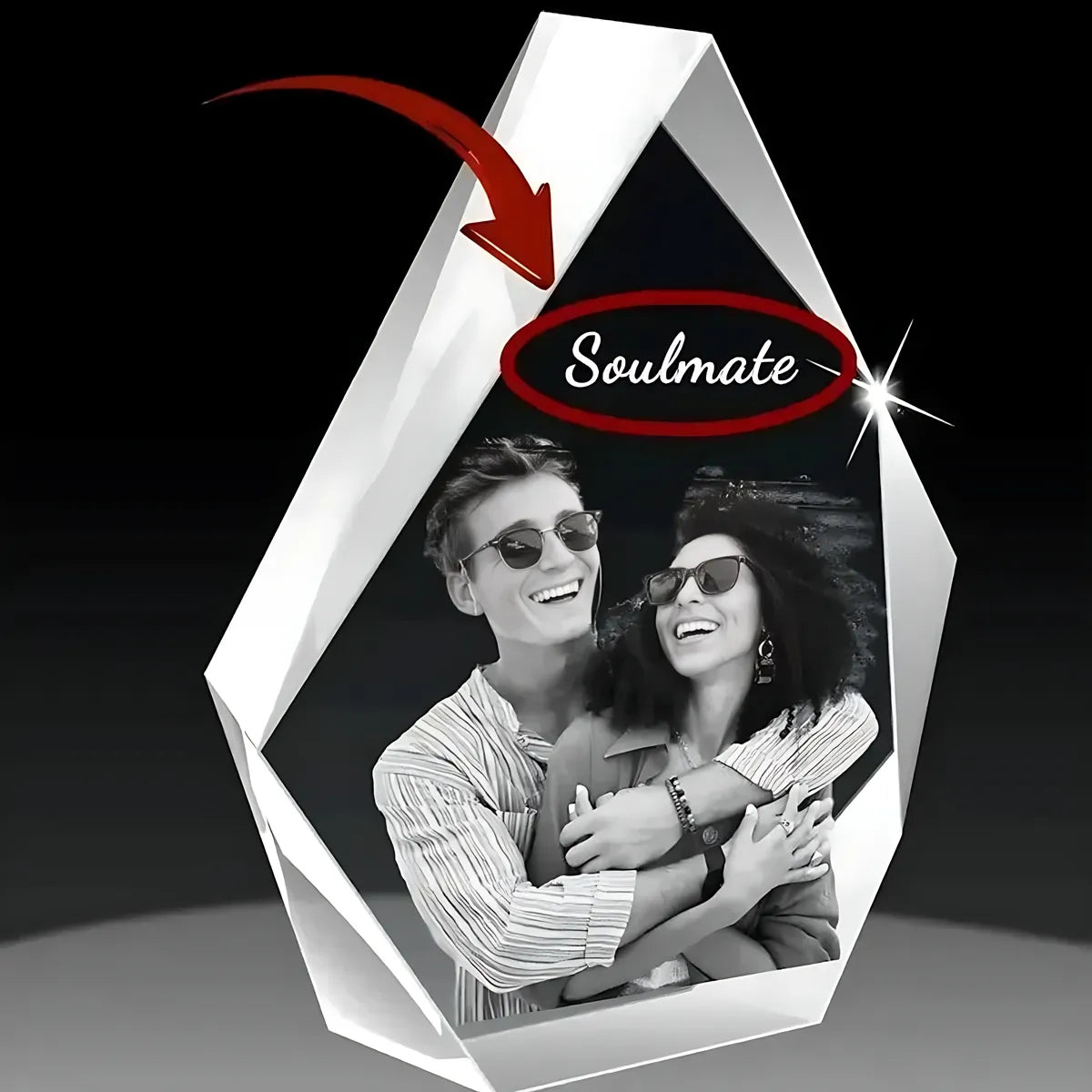 Laser Engraving Custom Text for 3D Crystal - Crystify Australia