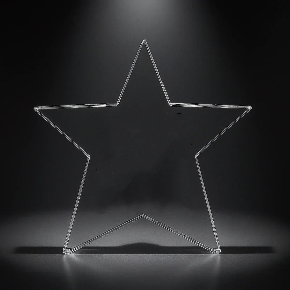 Custom Star Crystal Trophy – Laser Engraved Crystal Award