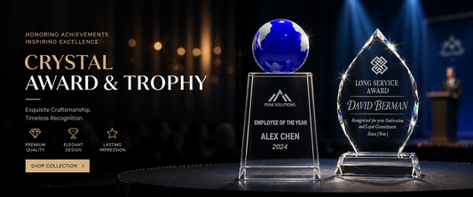 Custom 3D Crystal award & trophy