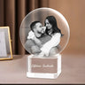 Personalised Crystal Ball Image Gift