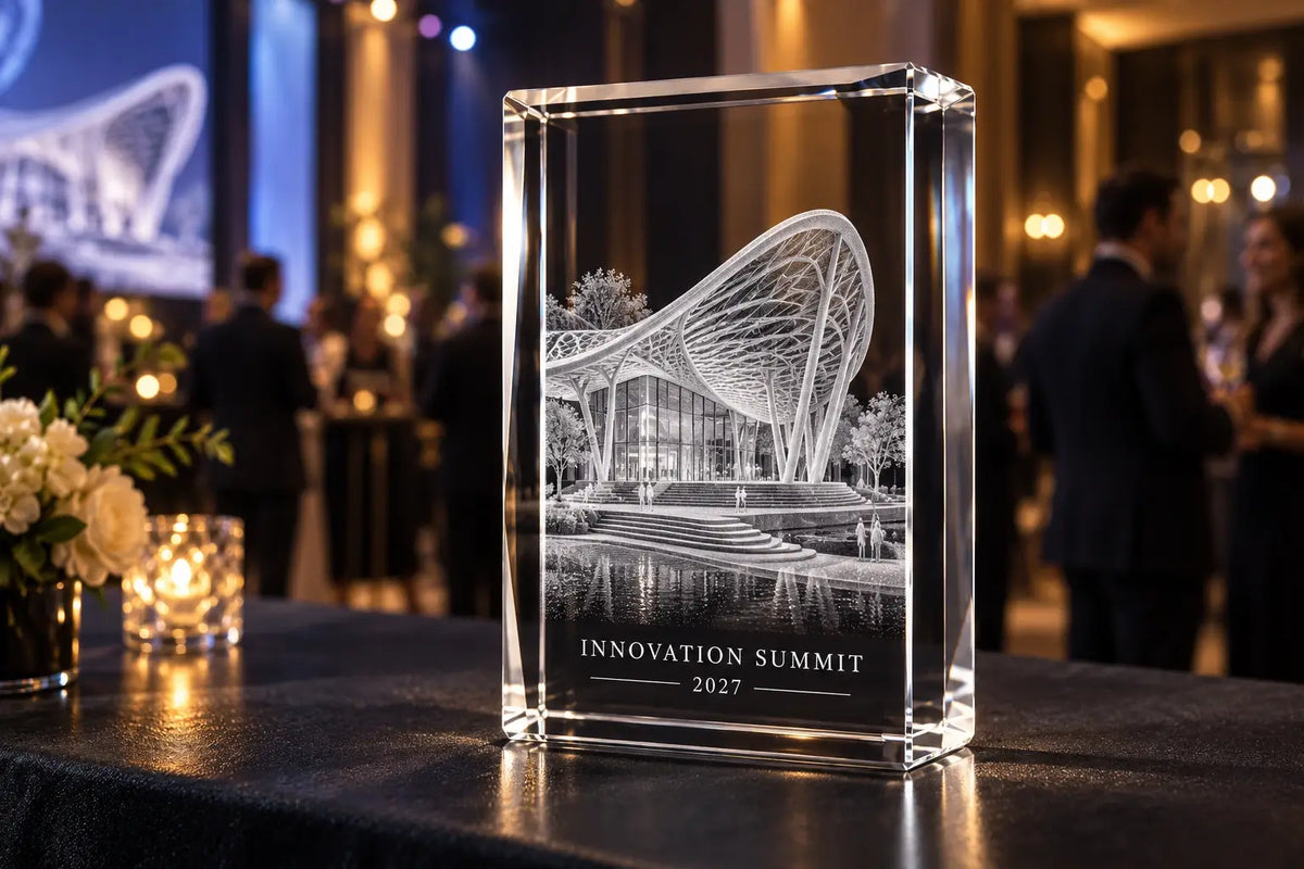 Custom 3D Model Crystal Awards