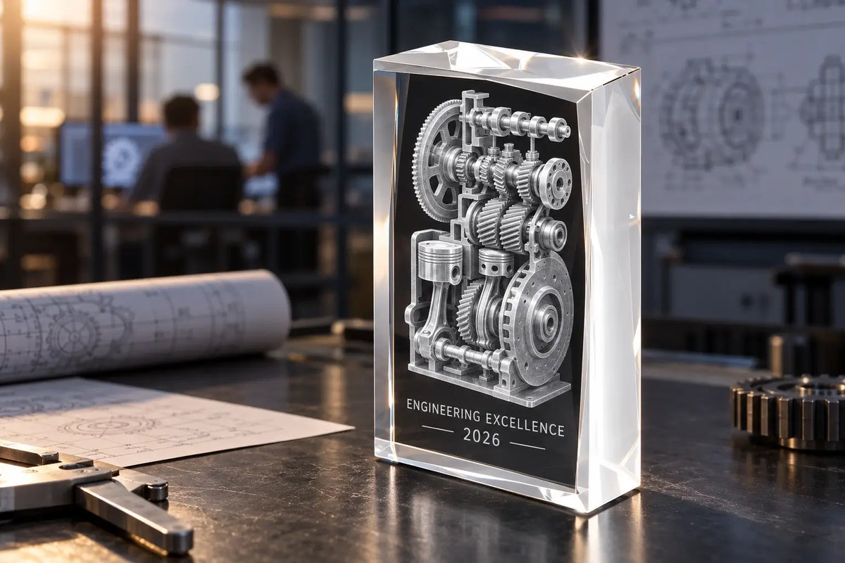 Custom 3D Model Crystal Awards