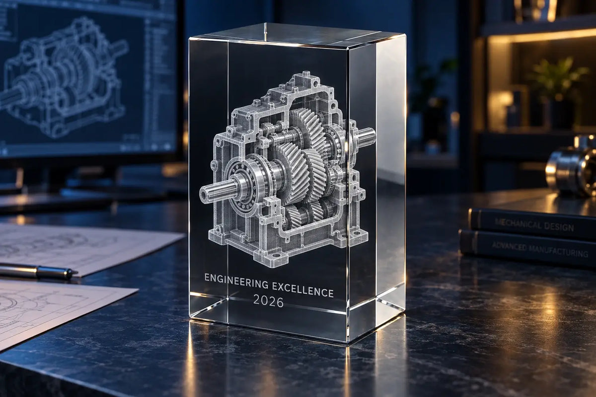 Custom 3D Model Crystal Awards