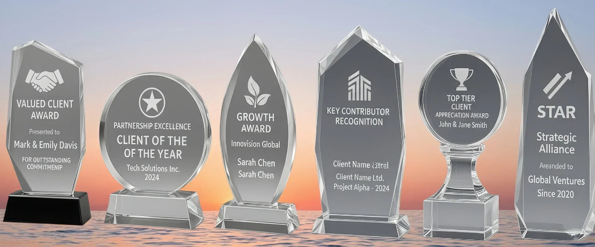 Corporate Client Appreciation Gifts crcrystal Trophies for Pc