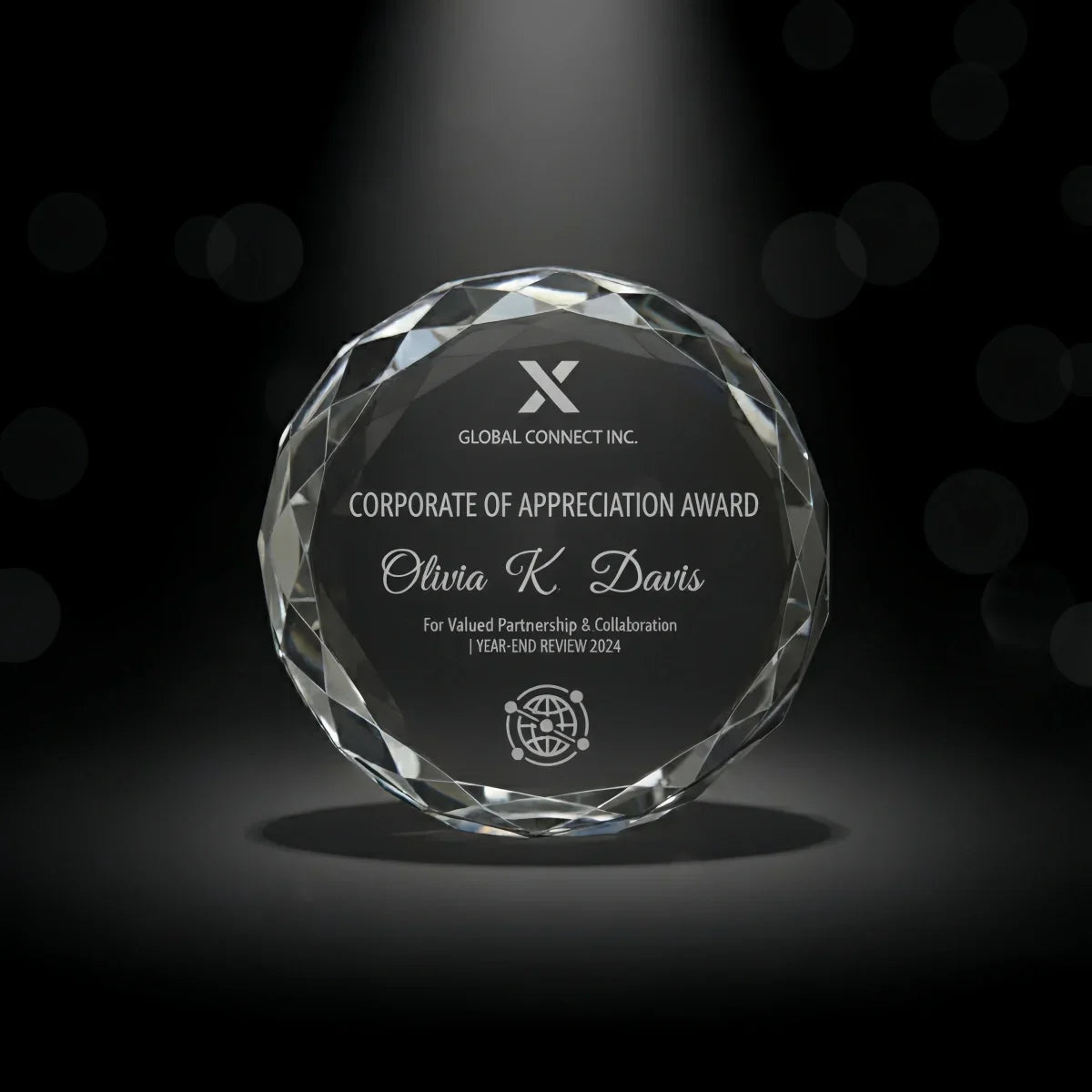 Bright sunflower design souvenir for company events and partners