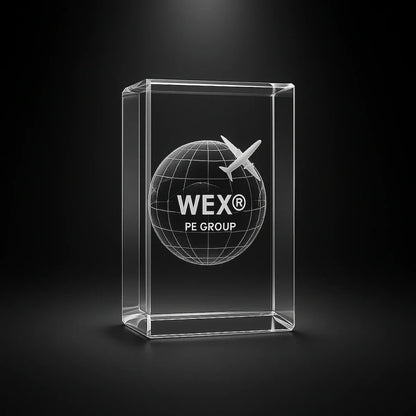 3D Crystal Awards Trophies - Square