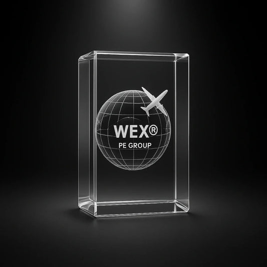 3D Crystal Awards Trophies - Square