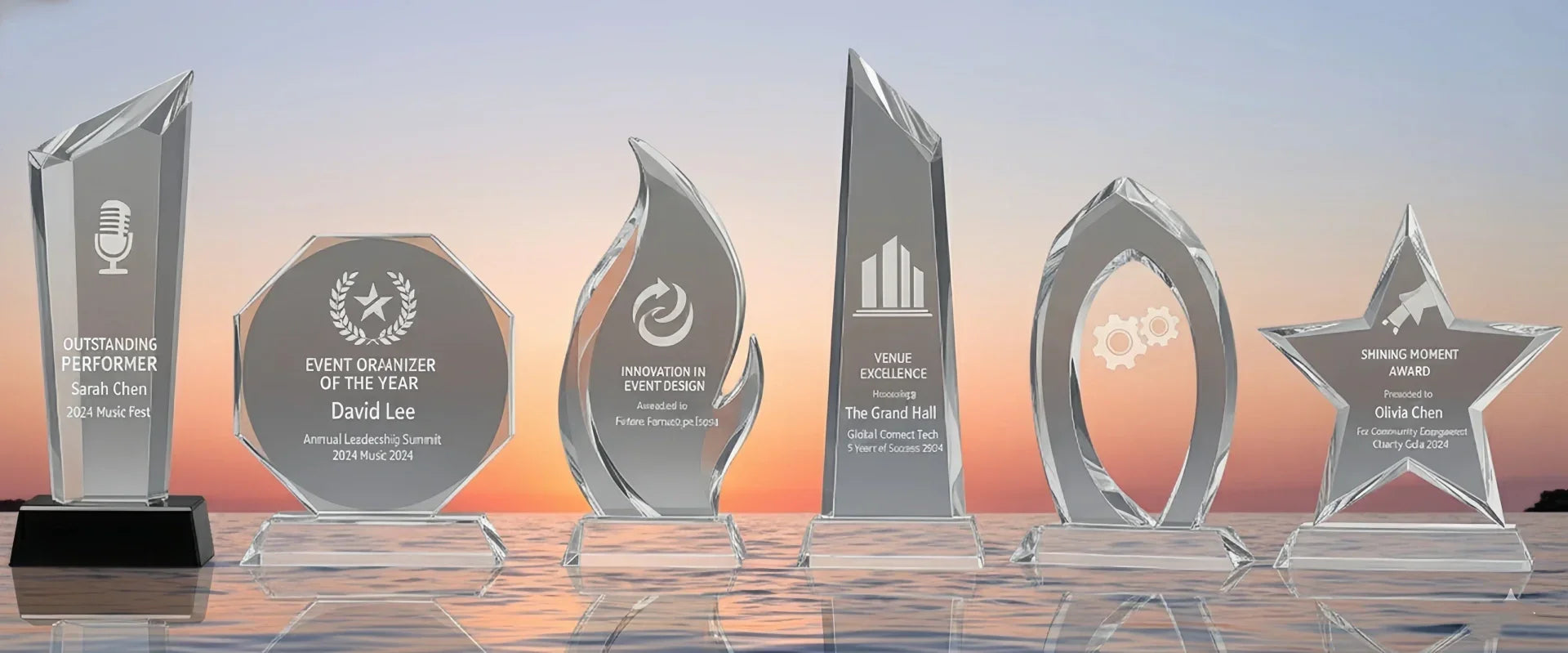Event Recognition Awards crystal Trophies for pc