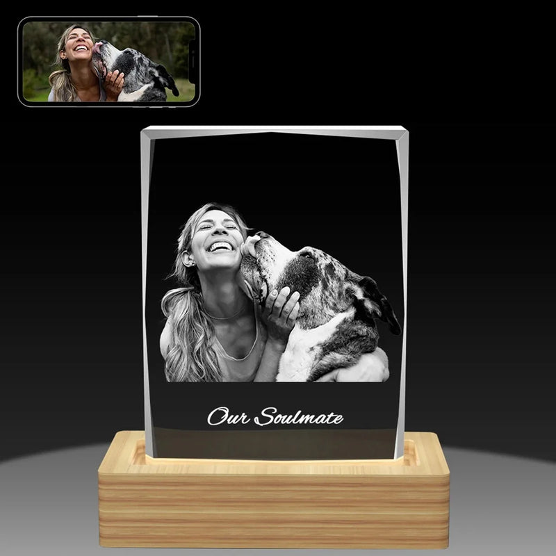 Elegant medium-sized crystal photo frame. Order online with free delivery in Australia.