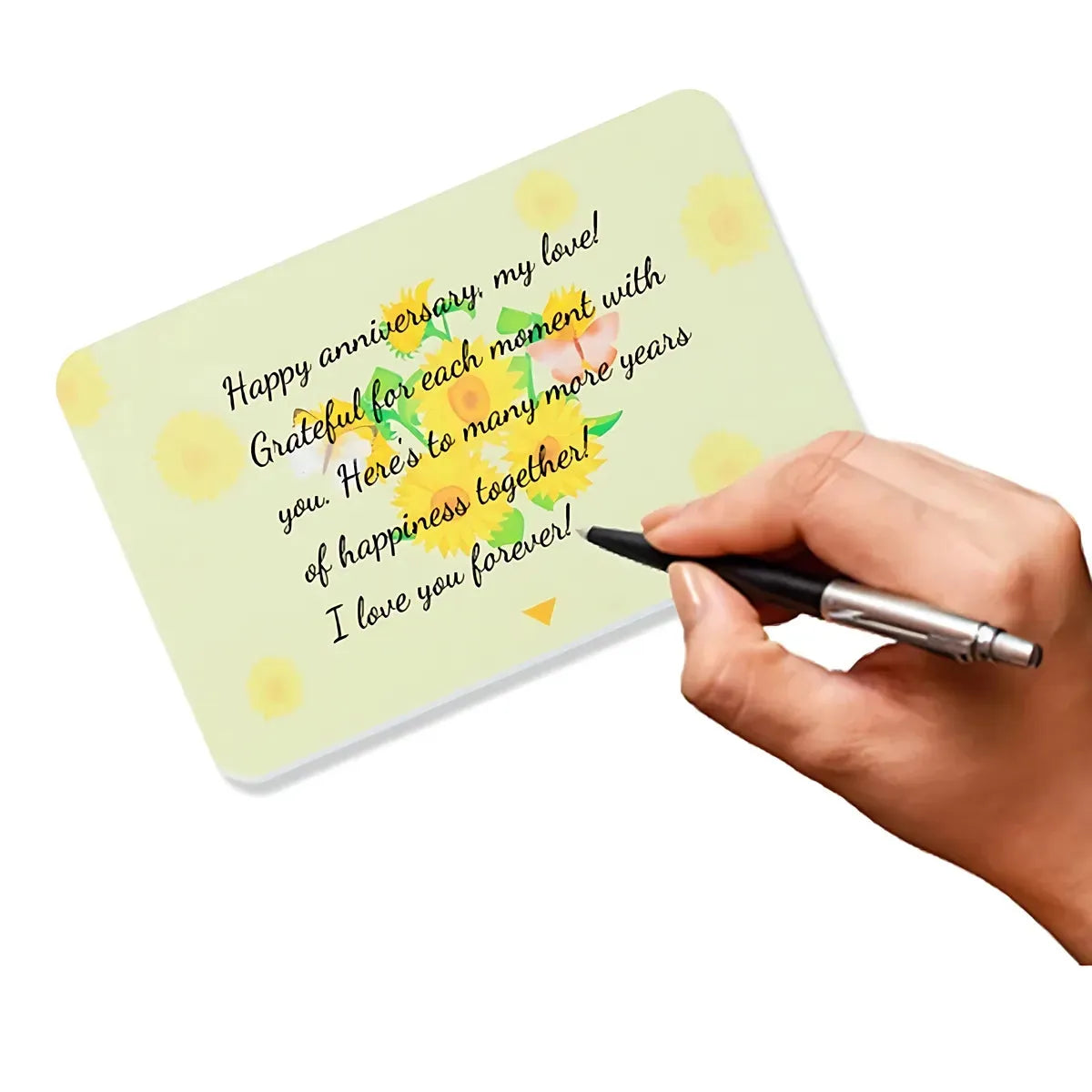 Blank note card insert for message. Order online with free shipping Australia-wide.