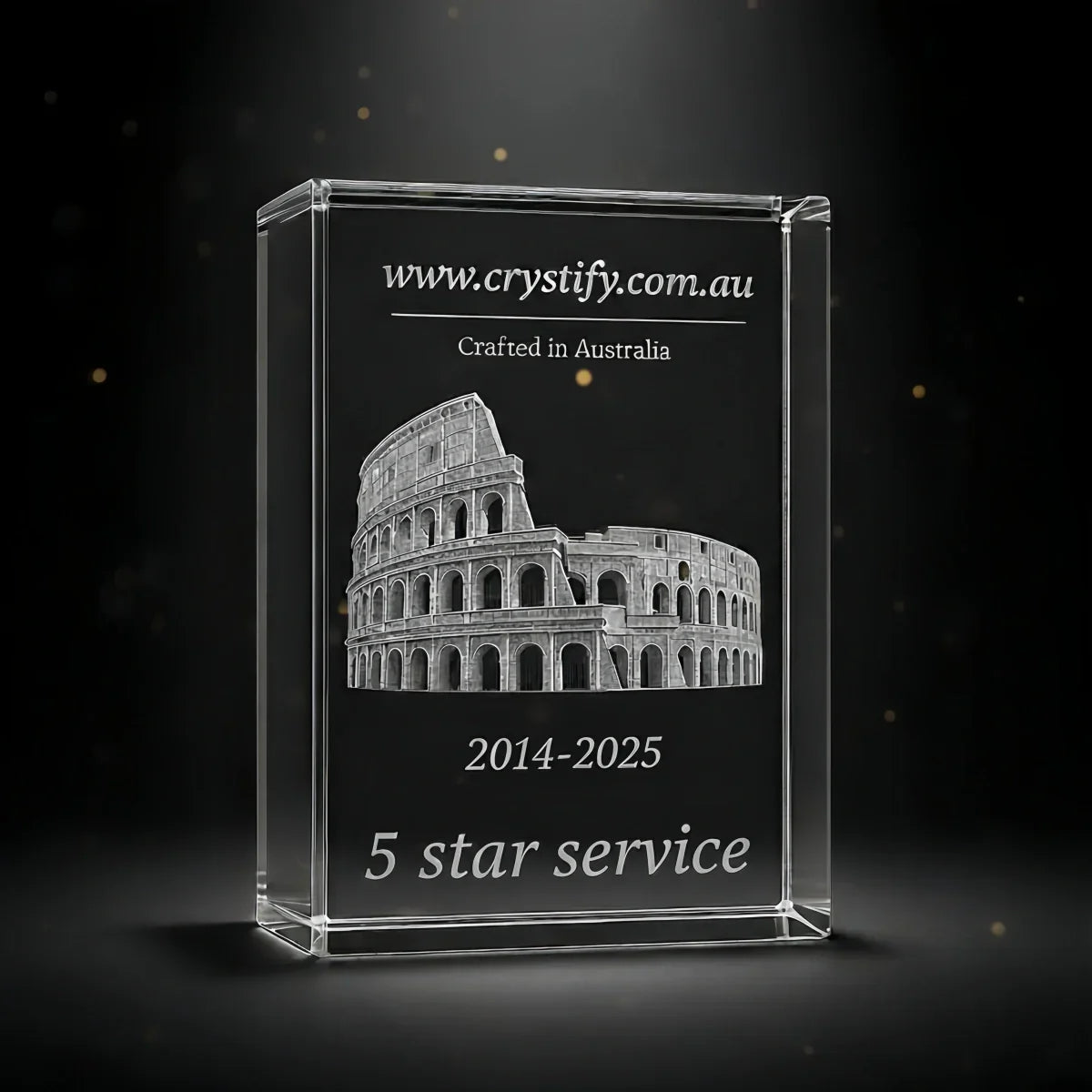 crystal awards & Trophies rectangle shape