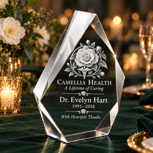Custom Iceberg Crystal Retirement Award