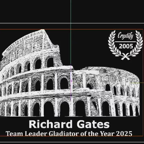 3D Crystal Awards & Trophies - Rectangle 3D modle preview