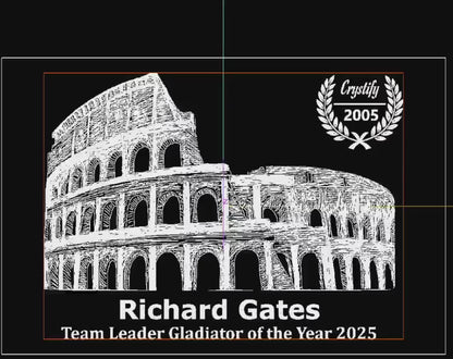 3D Crystal Awards & Trophies - Rectangle 3D modle preview