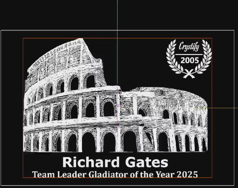 3D Crystal Awards & Trophies - Rectangle 3D modle preview