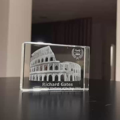 Horizontal Rectangle Crystal Awards & Trophies