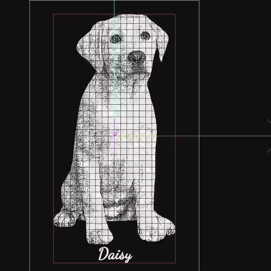 Crystal photo Cube - 3D model preview