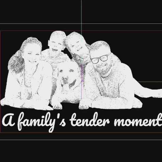 3D model preview - crystal picture frame