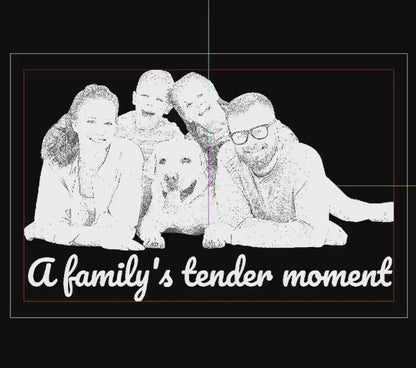 3D model preview - crystal picture frame