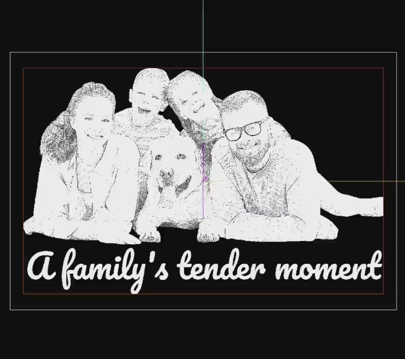 3D model preview - crystal picture frame