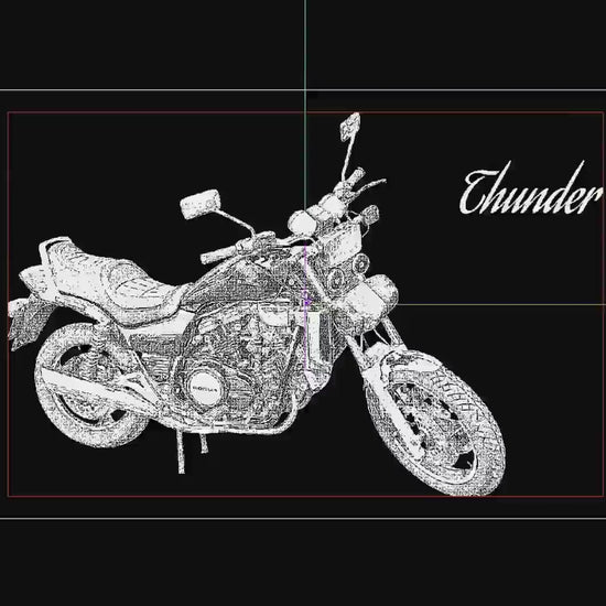 Crystal picture frame - 3D model preview